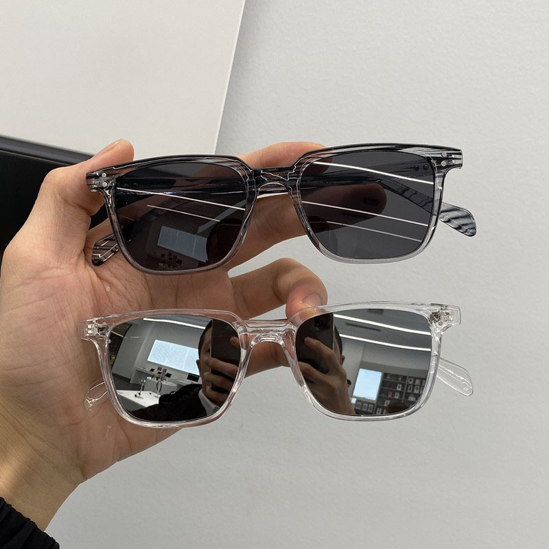 Classic high-end small-frame sunglasses for men, anti-UV colorful sunglasses for women, slimming sunglasses for large faces