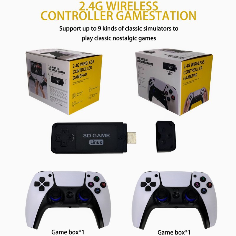 Cross-border U9 Pro Game Console 4K HD 2.4G Wireless TV Console