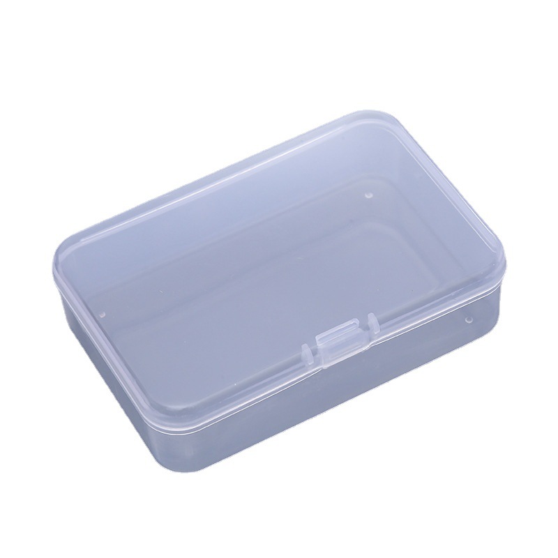 Rectangular plastic box parts battery fishing gear packaging box card small card photo card transparent storage box 6