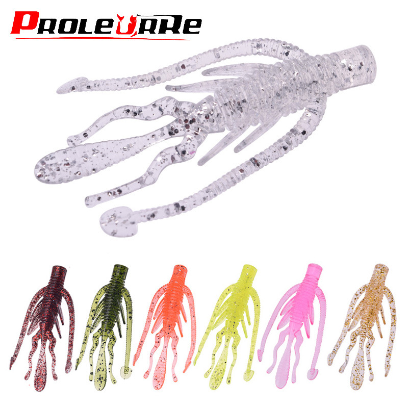 Luya soft bait floating shrimp plus fishy Tpe soft shrimp black pit obstacle shrimp artificial lure bionic lure bait wholesale