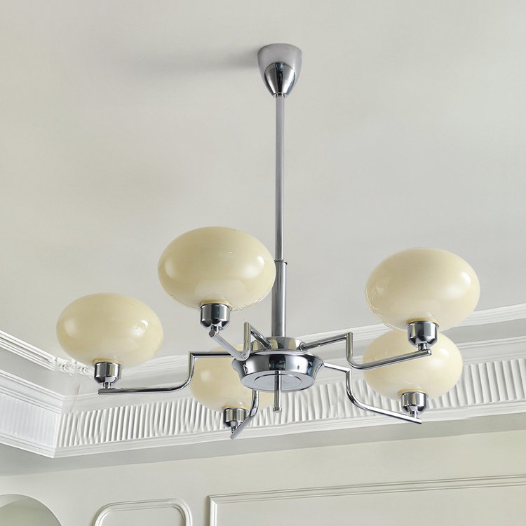 French light luxury living room chandelier Bauhaus retro cream medieval Nordic bedroom restaurant beauty salon shop lighting