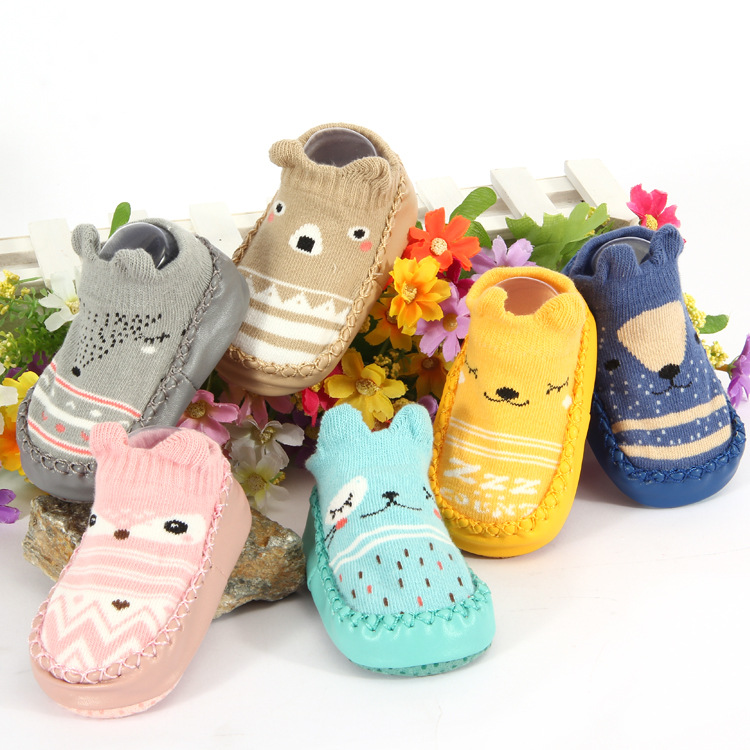 Baby floor shoes autumn baby shoes and socks Class A indoor soft sole non-slip toddler shoes children's floor socks 0-3 years old