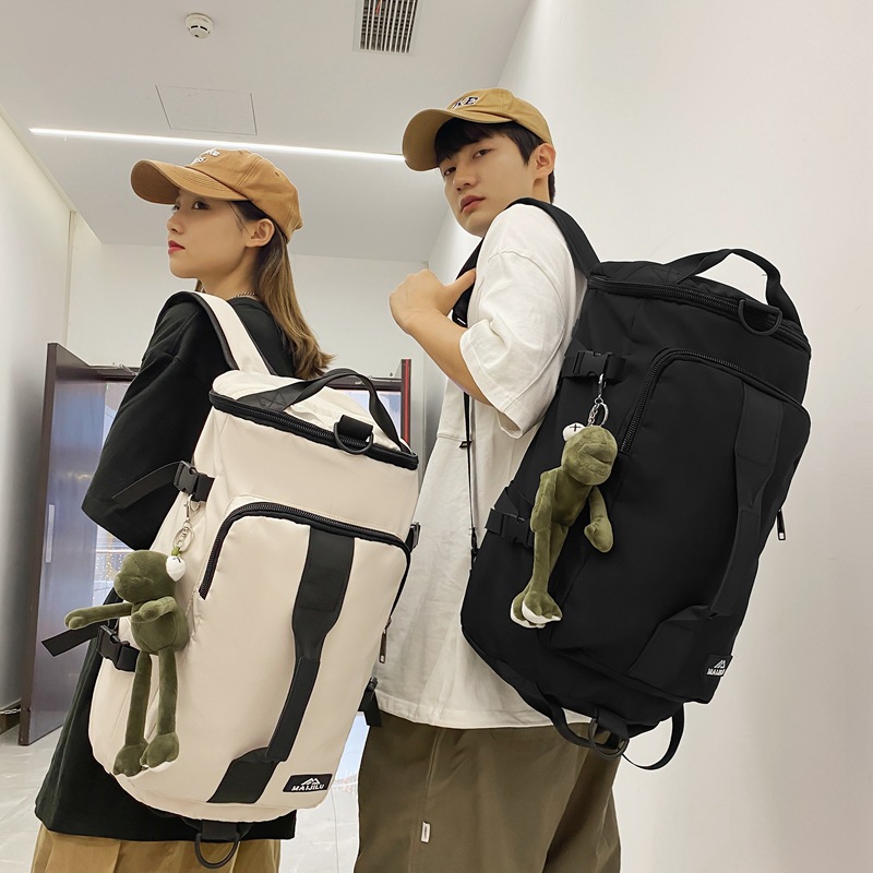 Short-distance travel bag portable backpack women's business trip luggage storage bag large capacity leisure sports fitness bag