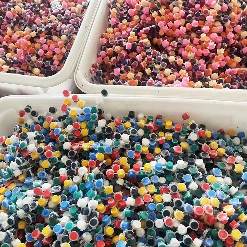 Children's acrylic paint 12-color set 6 conjoined kindergarten students art painting graffiti DIY gypsum paint strips 4