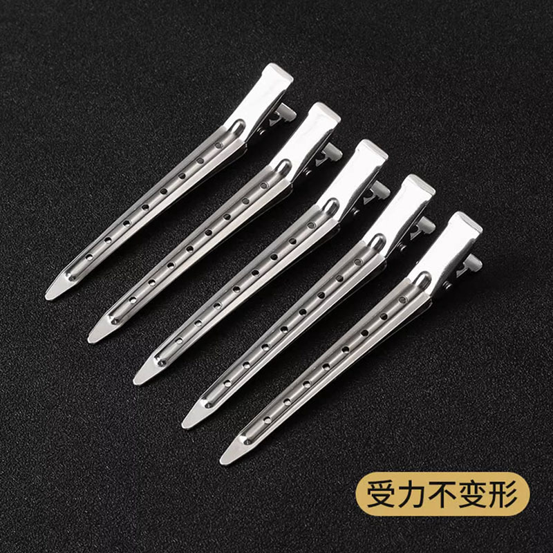 4.5 styling hairdressing duckbill clip hand-push corrugated clip partition clip hairpin hair root fluffy clip positioning clip for perming and dyeing hair 4