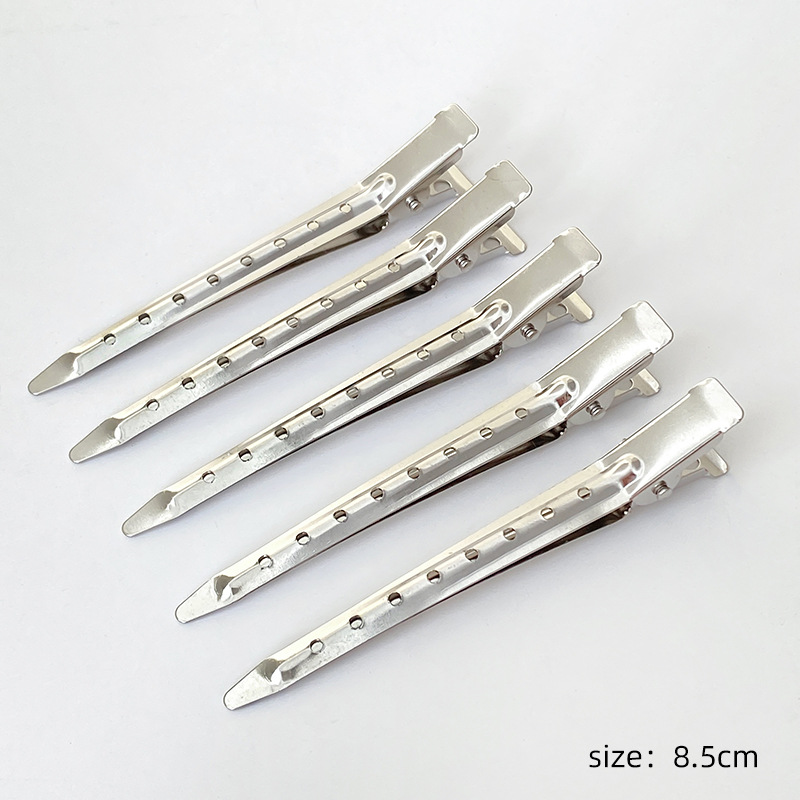 4.5 styling hairdressing duckbill clip hand-push corrugated clip partition clip hairpin hair root fluffy clip positioning clip for perming and dyeing hair 7