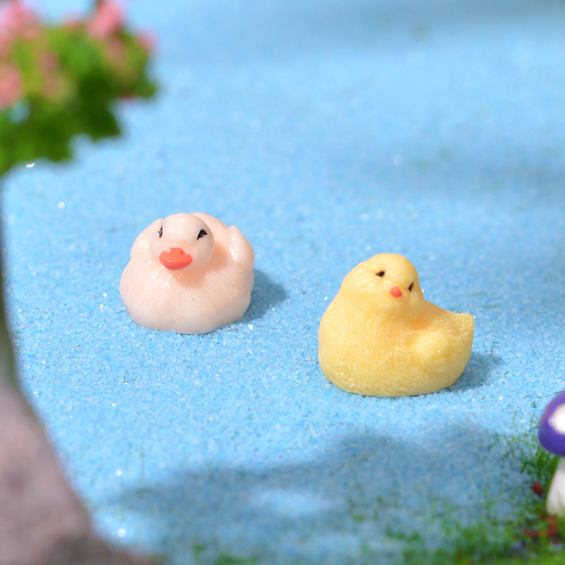 Cross-border mini cute little animal series, micro landscape gardening resin small ornaments, succulent potted small accessories 5