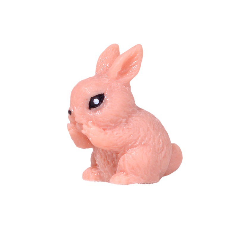 Cross-border mini cute little animal series, micro landscape gardening resin small ornaments, succulent potted small accessories 6