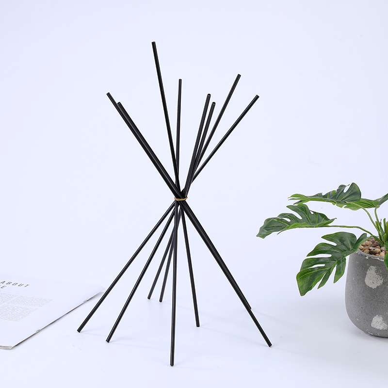 Cross-border toy cat stick accessories tube PP plastic support rod hard plastic tube hollow black rod pet supplies accessories 3