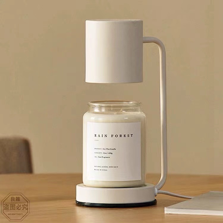 Fragrance wax lamp Nordic fireless scented candle lamp bedside table lamp bedroom atmosphere lamp melt candle lamp night light