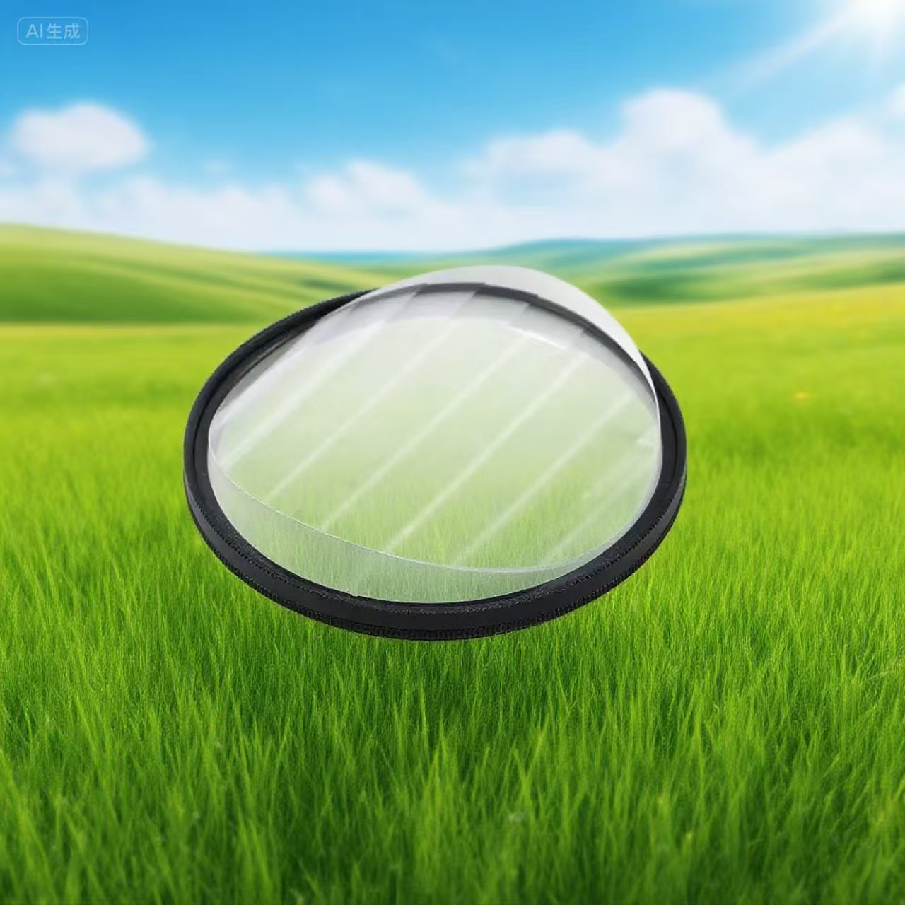 Cross-border hot selling linear special effects camera filter prism split image repeating image camera SLR lens accessories film and television