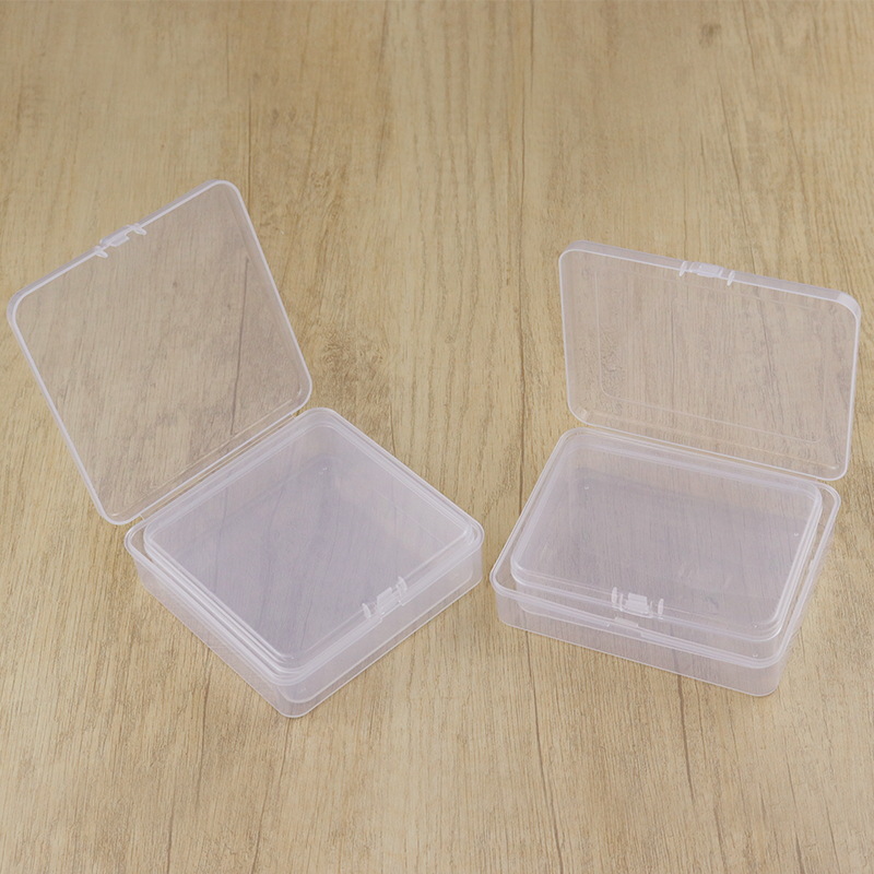 Transparent PP box rectangular plastic box parts box mobile phone storage tool mini small storage box fishing gear 5