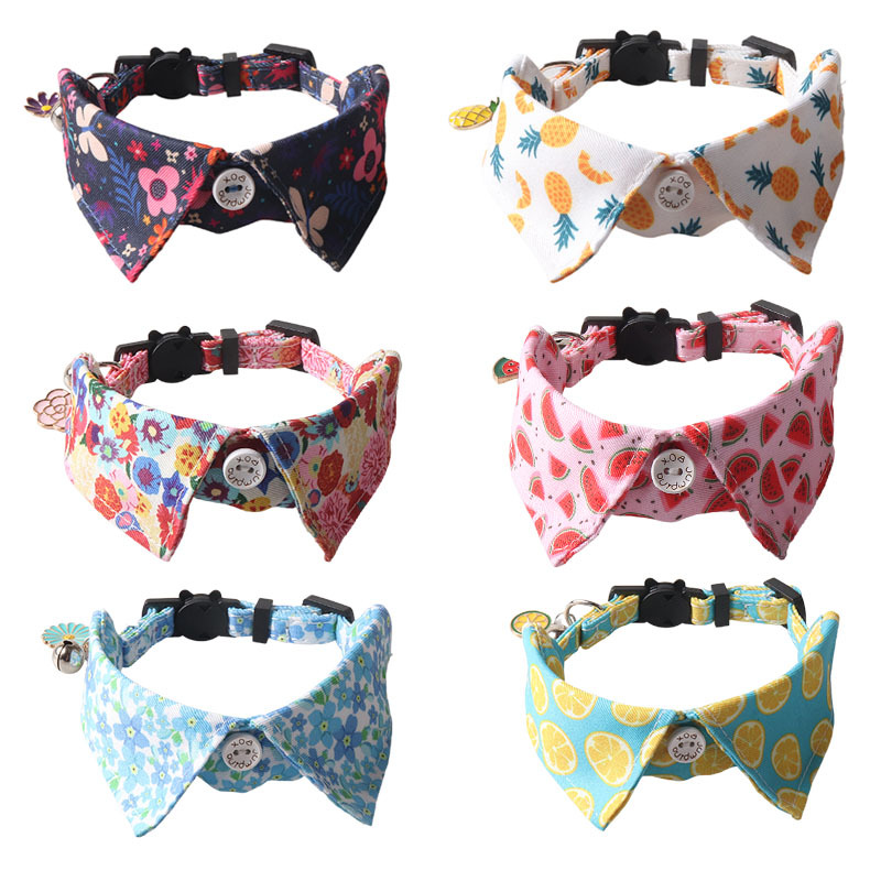 Aminger Pet Products New Pet Products Flower Accessories Collar Cat Collar Bell Cat Belt