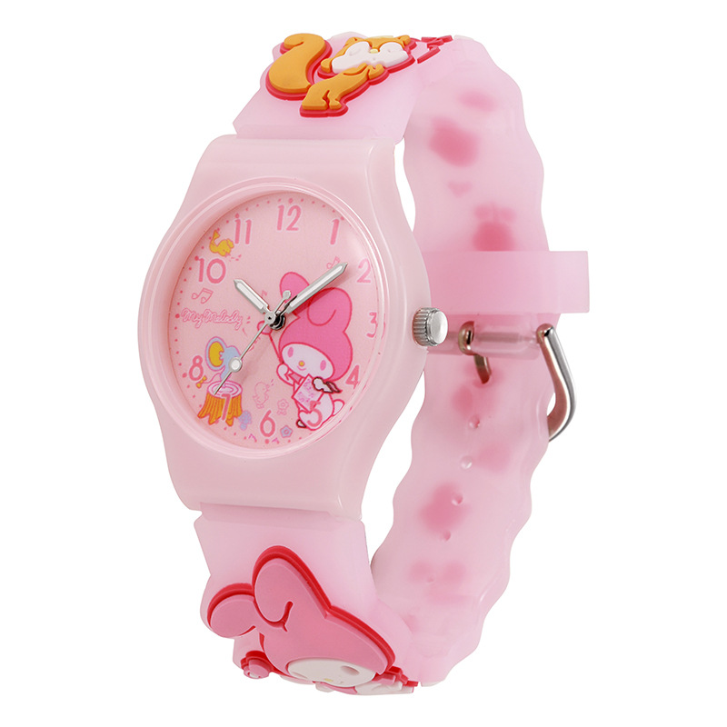Cartoon children's watch Epoxy Sanrio watch primary school student quartz watch wholesale cross-border e-commerce watch decoration