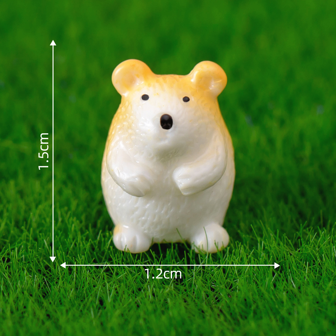 Moss micro landscape creative small animal doll retro house gardening landscaping decoration accessories miniature miniature ornaments 7