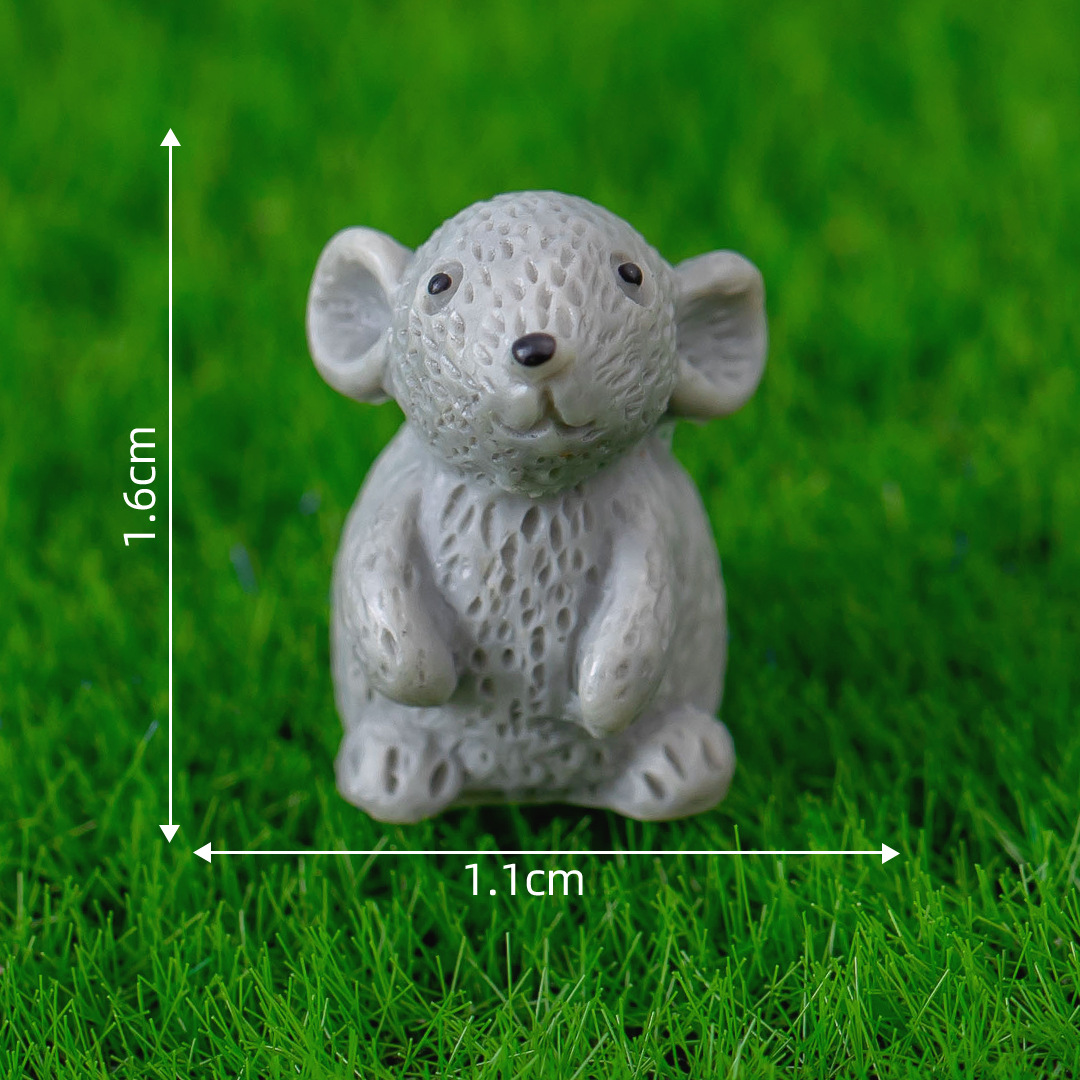 Moss micro landscape creative small animal doll retro house gardening landscaping decoration accessories miniature miniature ornaments 8