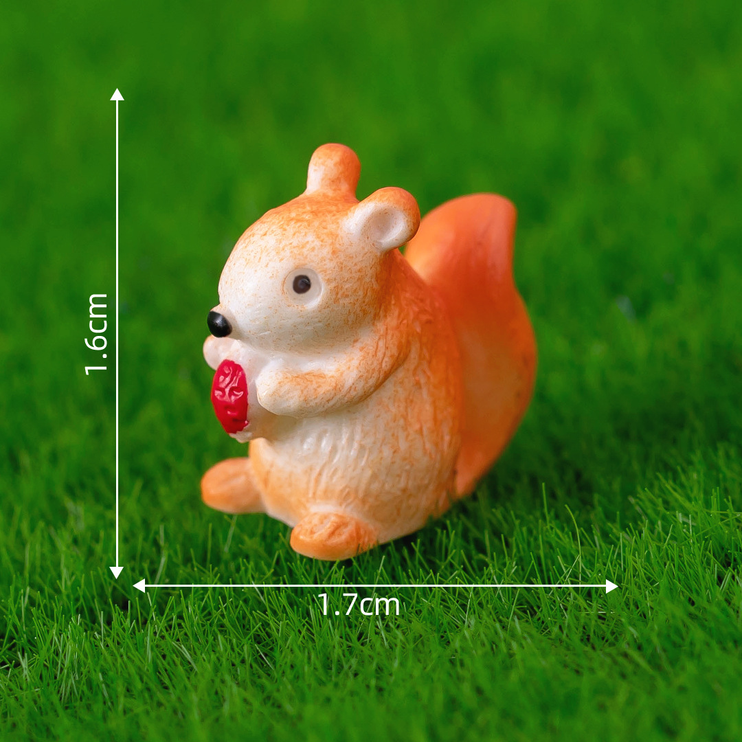 Moss micro landscape creative small animal doll retro house gardening landscaping decoration accessories miniature miniature ornaments 9