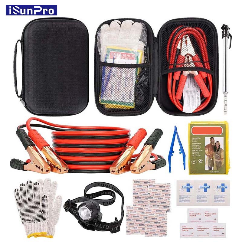 Cross-border hot selling multi-purpose car assistance emergency kit car emergency tool kit car first aid kit