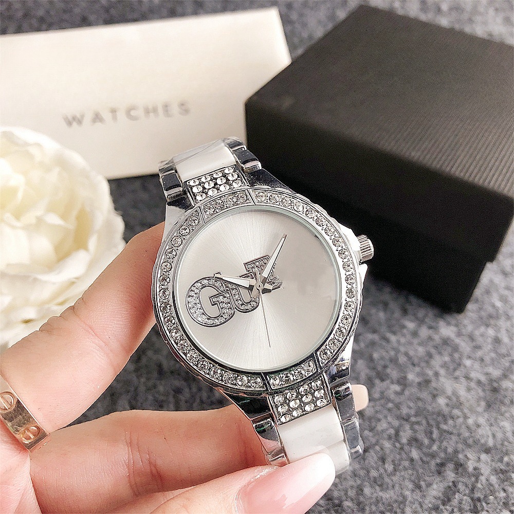 2024 Fashionable Trendy Women’s Internet Celebrity Quartz Watch Casual Temperament Korean Diamond Women’s Watch European and American Trendy Brand Watch