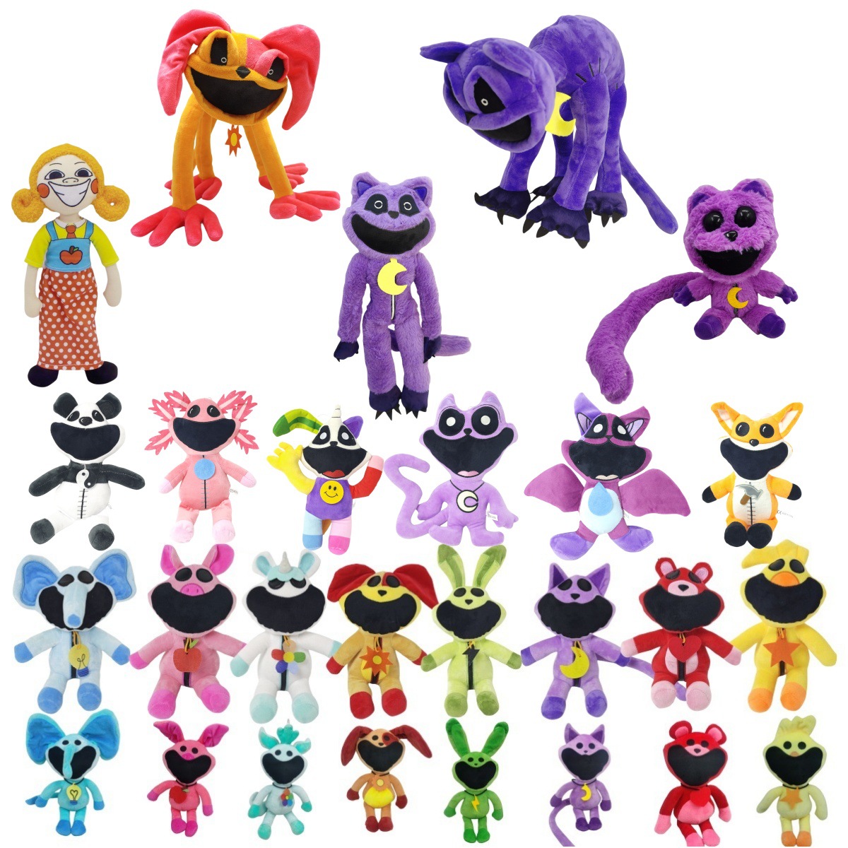 poppy playtime poppy 3 smiling horror animals smiling critters doll plush toy