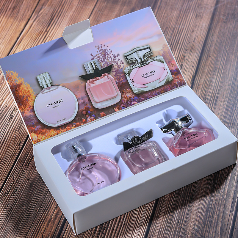 Xiaocheng Yixiang Women's Perfume Set Xinyu Three-piece Perfume Long-lasting Women's Coco Encounter Reversal Gift Box