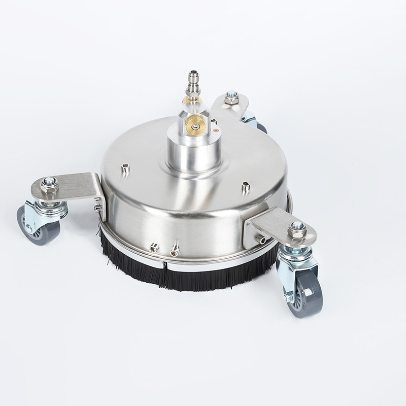 Stainless steel high-pressure cleaning machine, circular pavement scrubber, mobile floor scrubber, floor scrubber