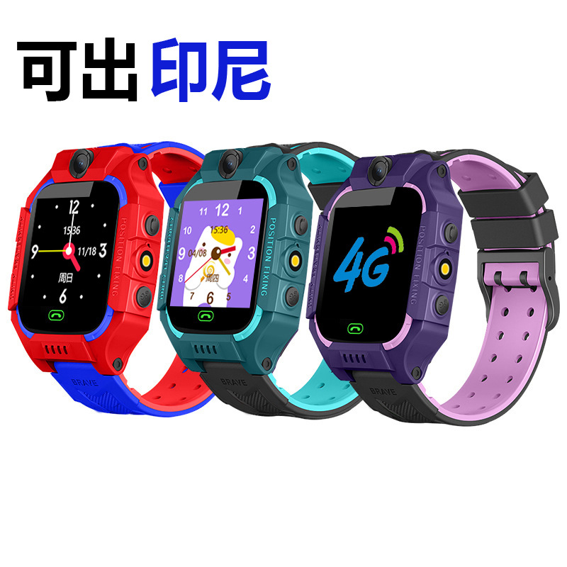 Foreign trade hot model Z6 children's waterproof multi-function touch GPS positioning 4G video call Q19 smart phone watch