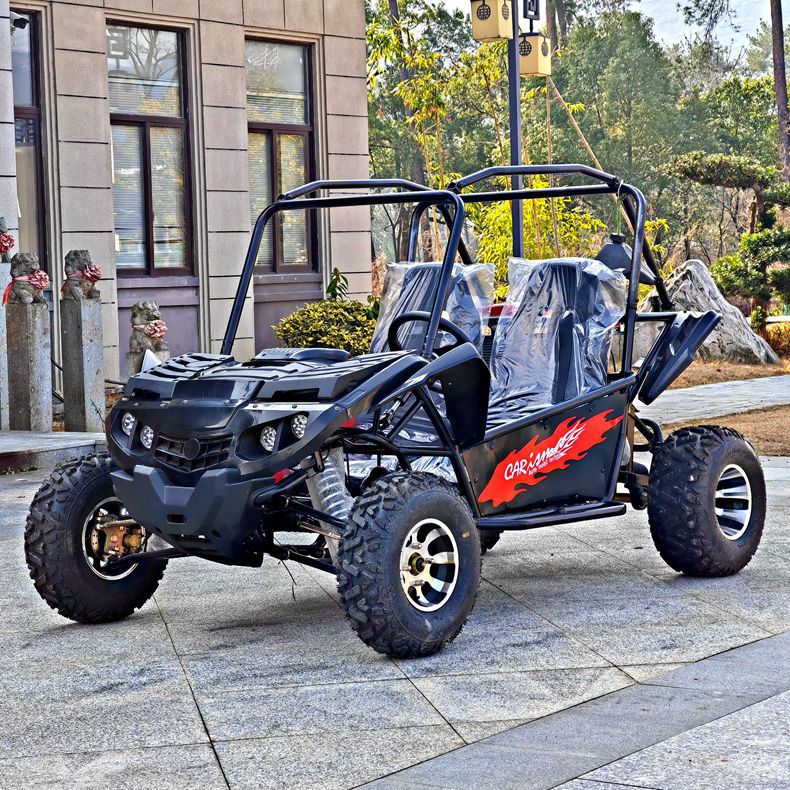 All-terrain electric four-wheel ATV adult double mountain off-road motorcycle venue scenic gasoline kart