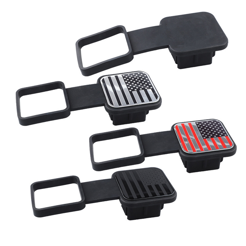 Cross-border auto parts modified car plug trailer cover trailer hook square mouth towing dust plug towing protective cover