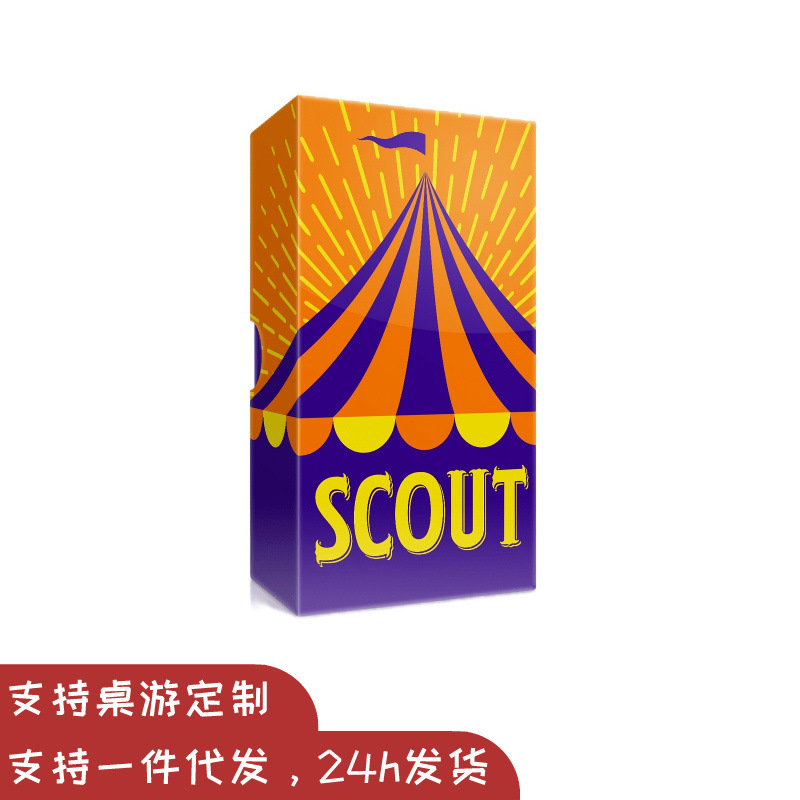 Search for circus scout Chinese and English bilingual board game poker multiplayer party fun scout party scout punishment card