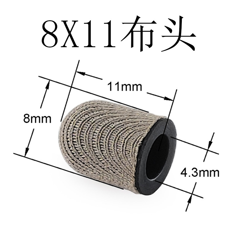 Capacitive pen replacement head, mobile phone pen touch screen conductive cloth head, handwriting pen stylus replacement refill, flocked cloth head 9