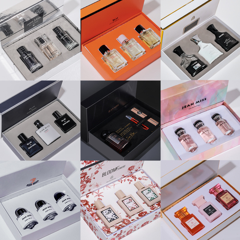 Cross-border popular women's perfume gift box long-lasting true me encounter wild blue men's Vietnamese perfume set wholesale