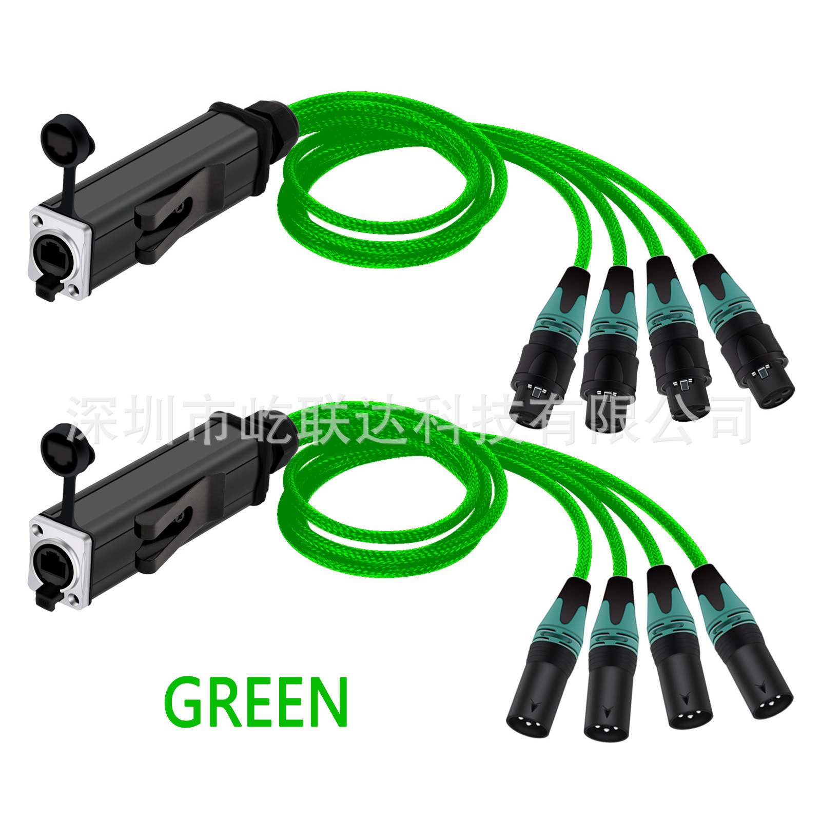 Waterproof RJ45 shielded network signal cable Ethernet power cable microphone microphone cable audio cable