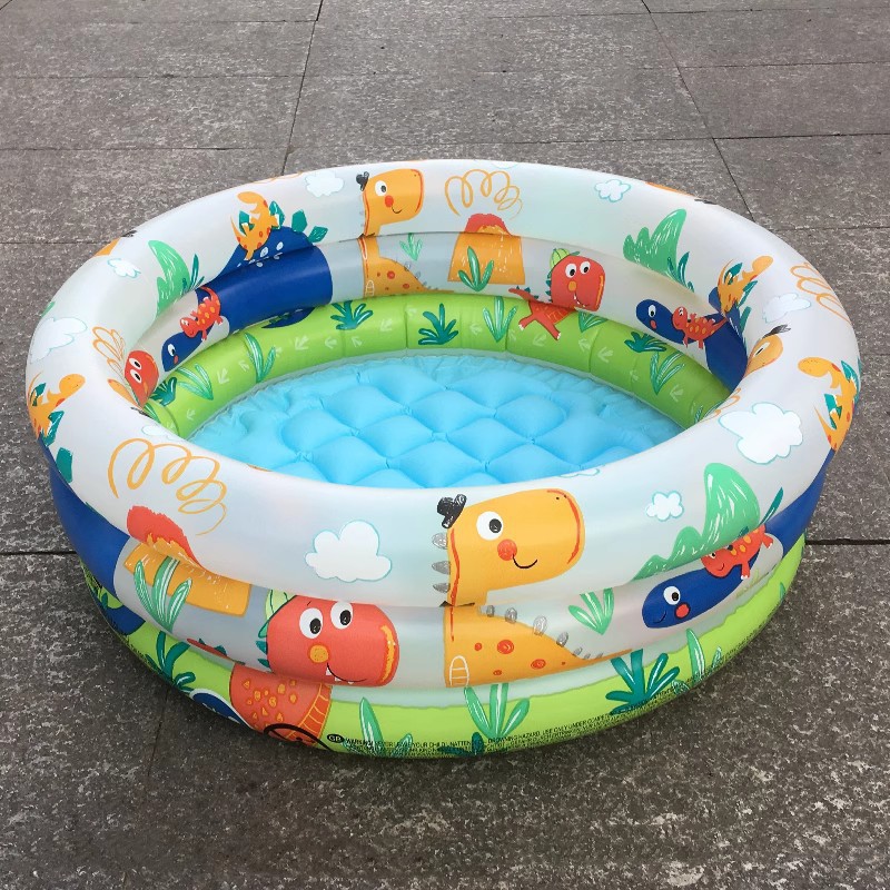 Inflatable round swimming and fishing pool for children and babies home large paddling pool indoor baby child ocean ball pool