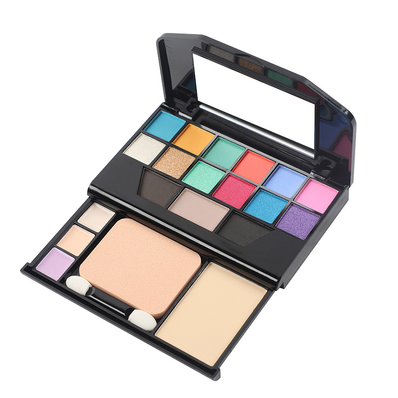 Dijiu high-gloss matte three-dimensional brightening eye shadow multi-color makeup palette multi-purpose 9918 long-lasting makeup glossy shimmer
