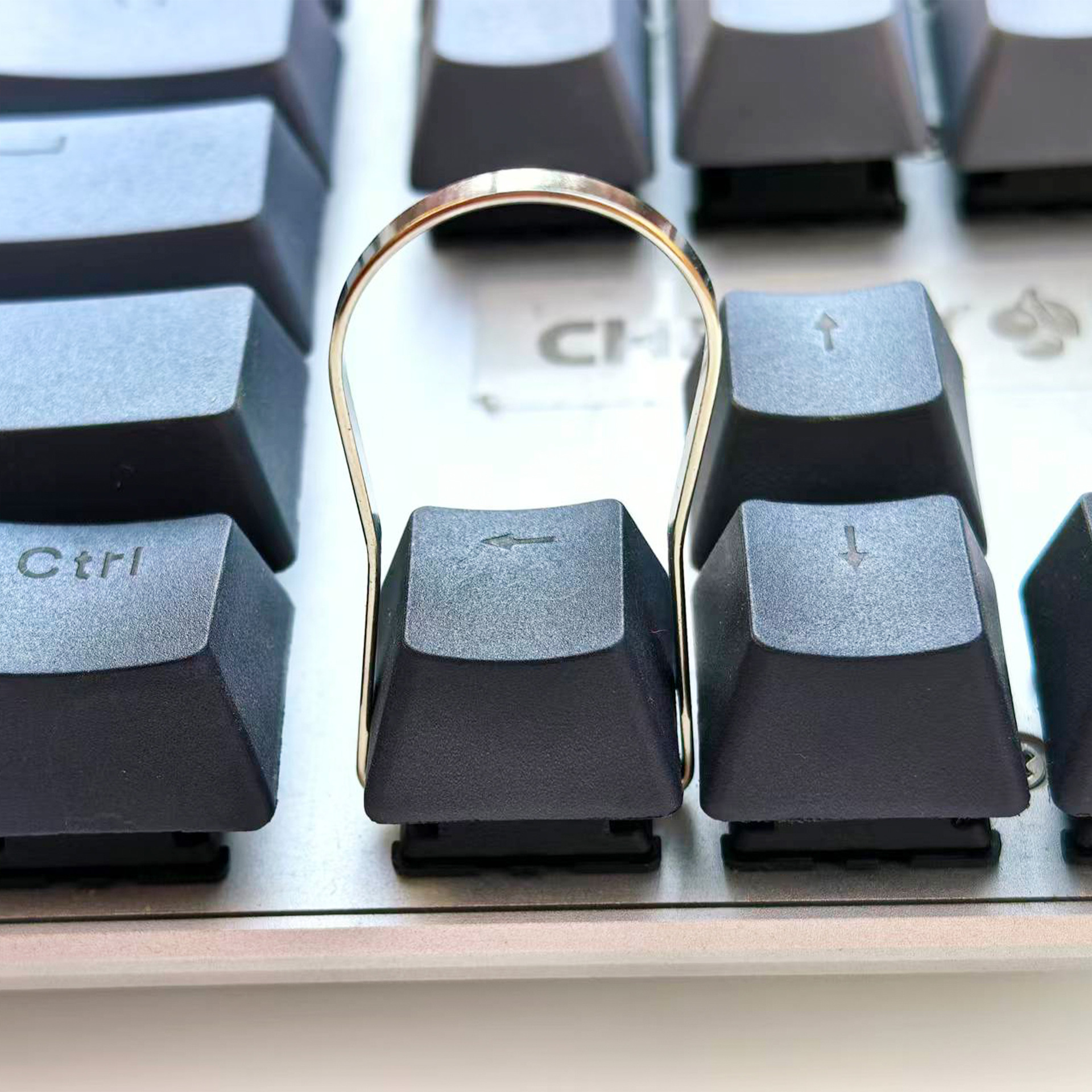 Key puller, shaft puller, mechanical keyboard keycap removal tool, stainless steel metal removal keycap key opener accessories 3