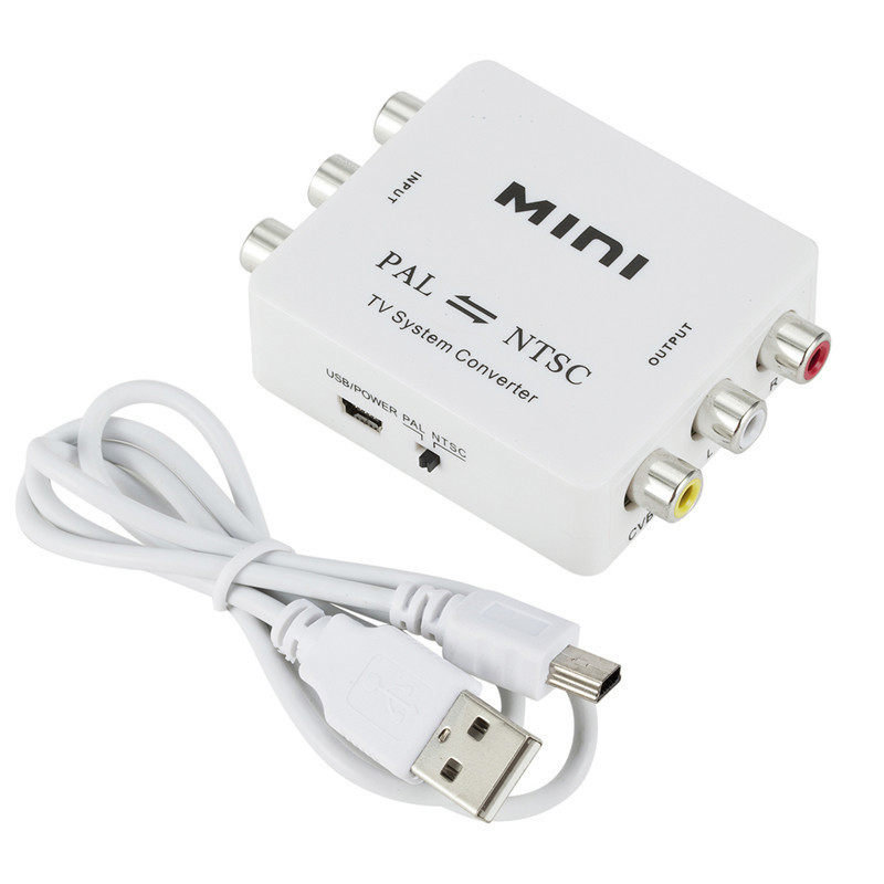 PAL to NTSC video format converter P/N mutual conversion NTSC to PAL converter AV to RAC cable