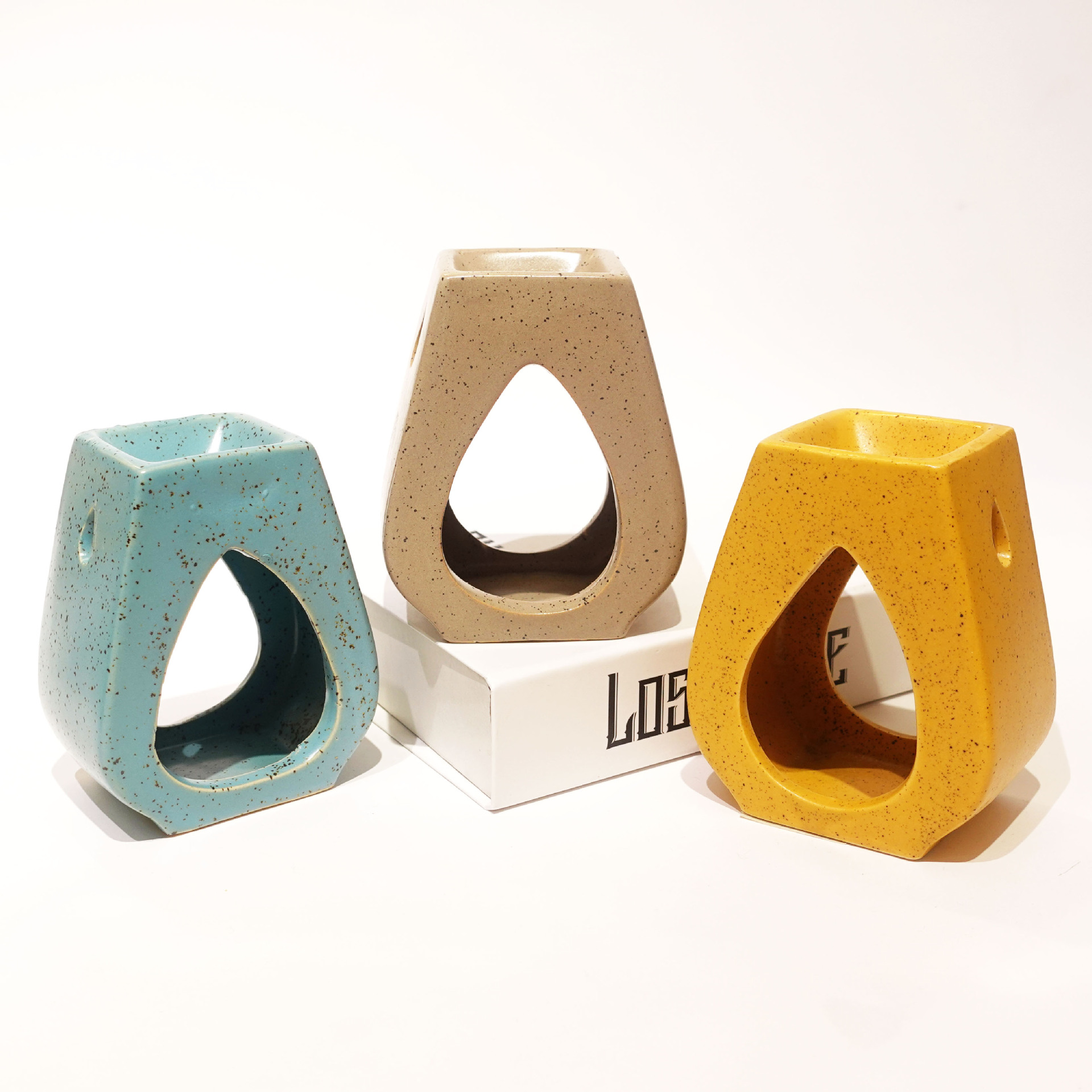 Spotted line lighting fragrance candle holder diffuser simple decoration indoor and outdoor burning candle essential oil incense burner