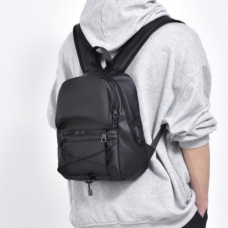 Multi-pocket lightweight casual men's small backpack travel waterproof carry-on small backpack fashion sports men's small bag