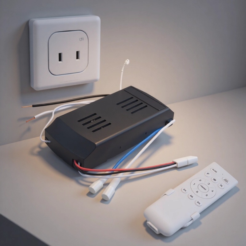 Ceiling fan lamp inverter motor DC24V remote control low voltage 35W DC fan drive controller 6-speed speed regulator