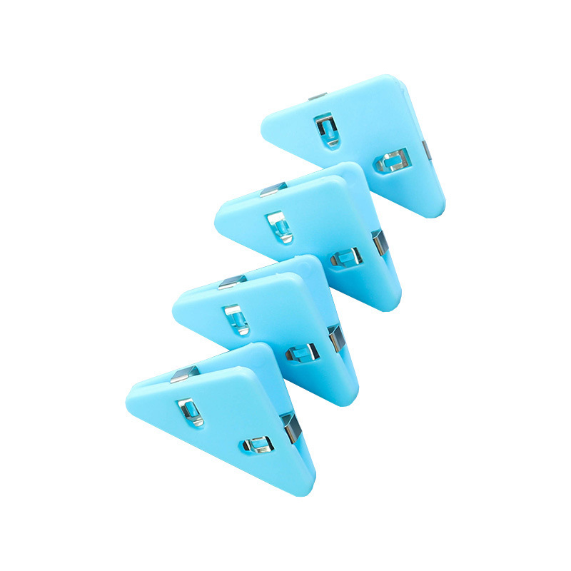 Multifunctional triangle clip, right-angled corner clip, information file storage clip, notebook corner clip, stationery clip, office supplies 6