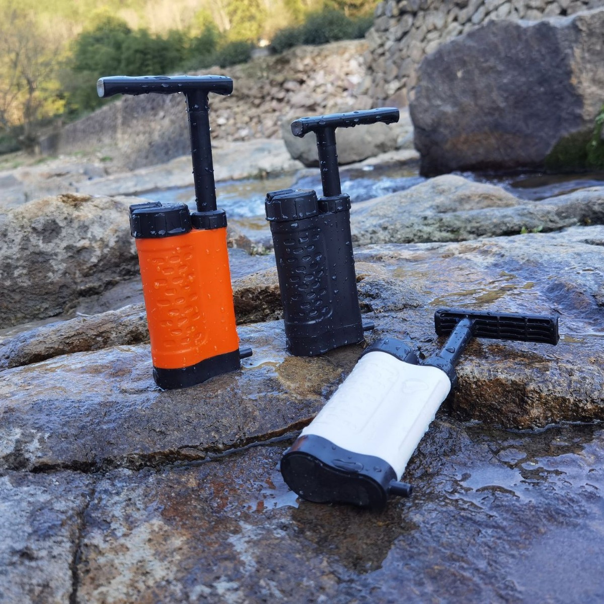 Yangge one-piece drop-shipping outdoor individual water purifier portable filtration water purification life field survival push-type