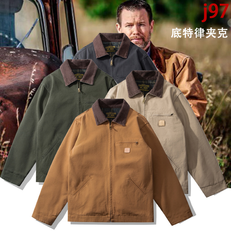 OKONKWO cleanfit Detroit jacket Santa Fe j97 interstellar canvas thickened jacket jacket