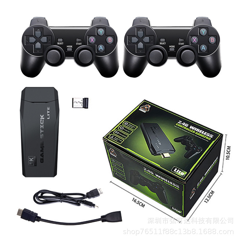 Popular m8 game console HDMI home TV game console cross-border wireless handle double arcade retro game console
