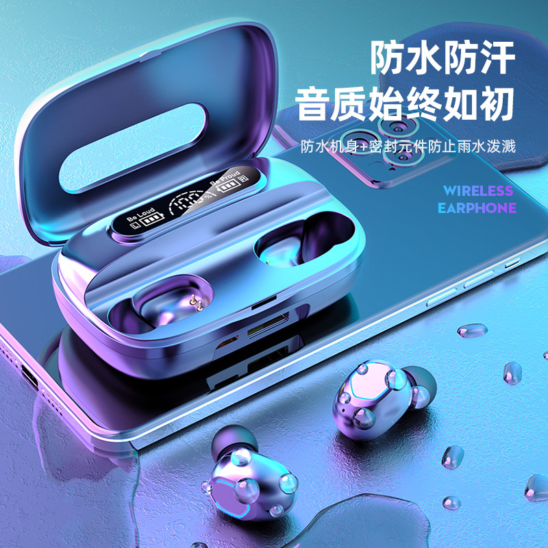 M9 cross-border new wireless Bluetooth headset TWS in-ear long-lasting high-quality Huaqiangbei headset wholesale
