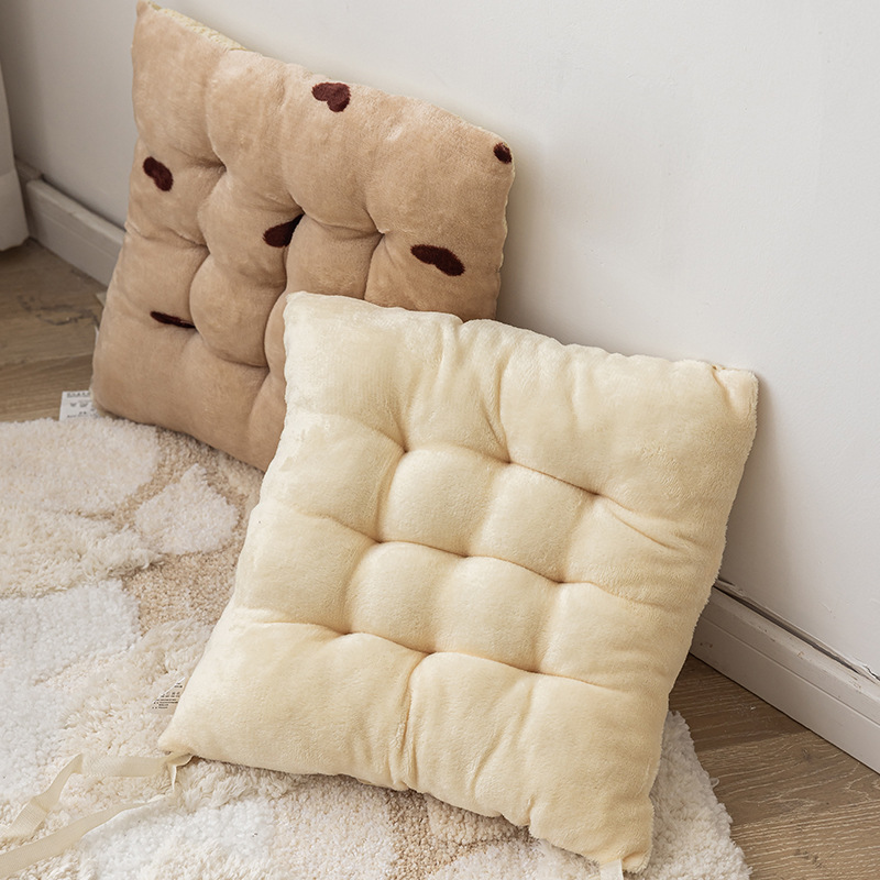 Non-slip seat cushion chair cushion butt pad student thickened bench classroom stool plush sedentary office seat cushion chair