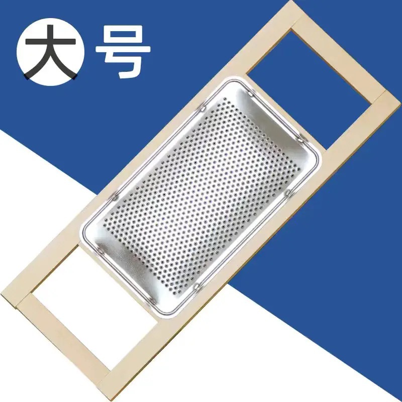 New kitchen solid wood stainless steel potato mashed grinder grinder for grinding ginger paste, fruit sweet potato paste and grinding board for grinding