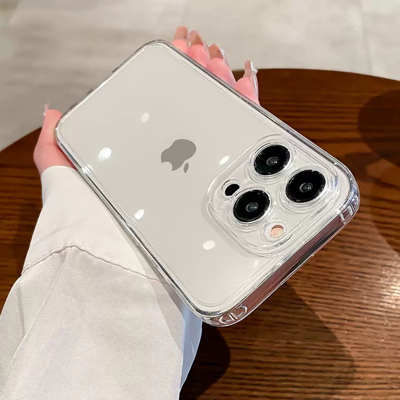 Apple 17 mobile phone case transparent 15promax anti-fall 13 painted material 14 wholesale 12 suitable for iphone16 soft