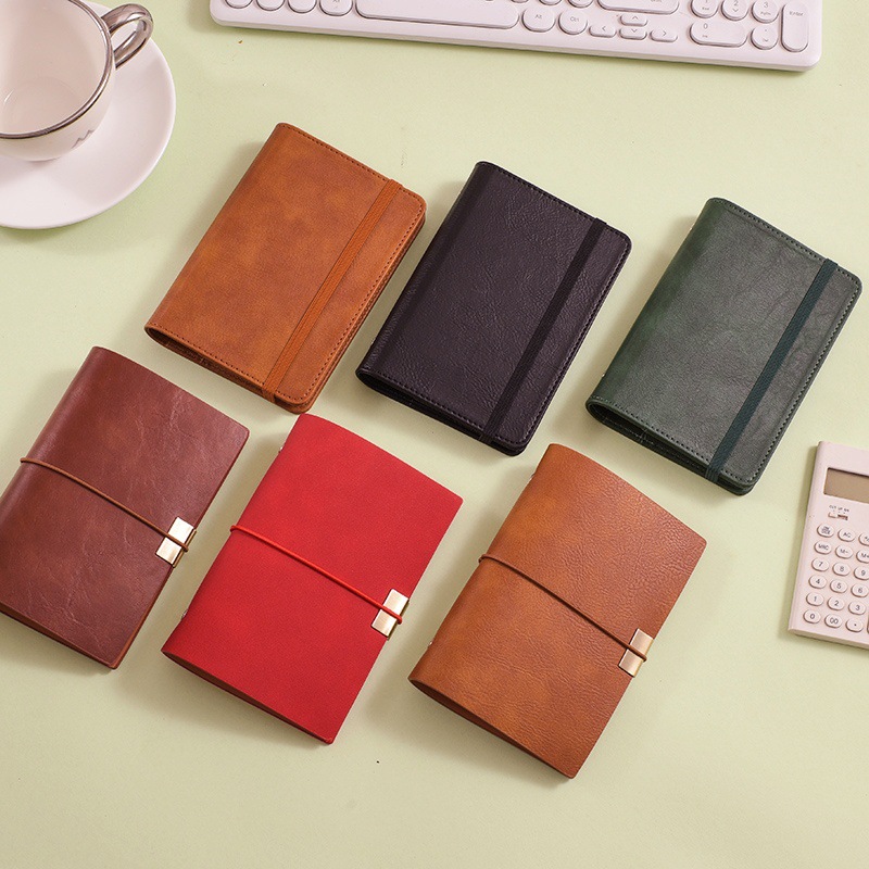 Spot A7 retro loose-leaf hand ledger with punch and seal loose-leaf notebook weekly plan monthly plan diary