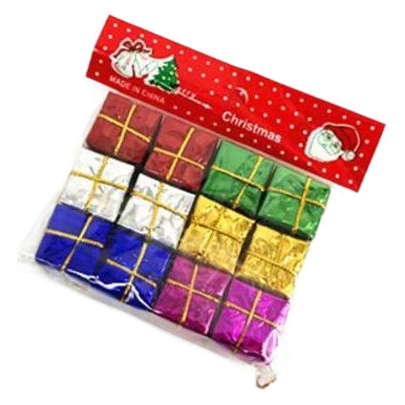 Foam gift bag Christmas decoration supplies Christmas pendant electroplated aluminum paper laser gift bag three-dimensional foam gift 6